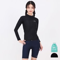 aquatica 女性防曬拉鍊上衣 AQAWJP23006 + 短褲 AQAWLE23005 套組