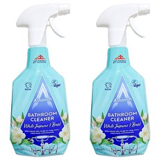 Astonish 抑菌除污浴廁清潔劑, 茉莉羅勒香, 消除皂垢、水垢、臭味, 750ml, 2瓶