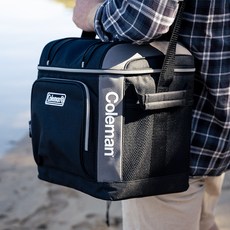 콜맨 소프트쿨러 30캔, 블랙, 26L