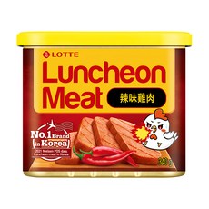 LOTTE 樂天 雞肉午餐肉 辣味, 340g, 24罐