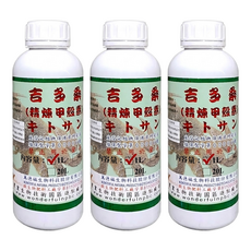 吉多桑 精煉甲殼素 有機抑菌抗病藥劑 1L, 3瓶, 1瓶