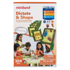 miniland 比手劃腳磁力拼拼樂, 1組, 104個