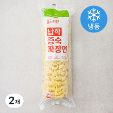 풀스키친 납작 증숙 짜장면 (냉동), 1kg, 2개