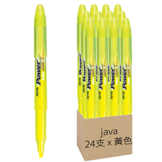Java Pen Power Line 原創系列螢光筆, 黃色, 1組