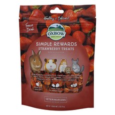 OXBOW 輕食美味系列 冷凍乾燥草莓, 15g, 1包