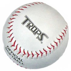 SUCCESS 成功 軟木硬式縫線 壘球, 白色 + 紅色, 1個