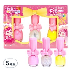 I'M PINKY Pinky Paint 幼兒指甲油3件組, C款, 5套