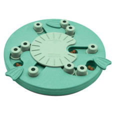 Nina Ottosson 冒險狗-尋寶基地, 藏零食互動玩具, 刺激寵物思維, 安全無毒, 35.6 x 35.6 x 5cm, 森林色, 1入