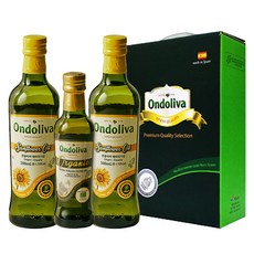 Ondoliva 奧多利瓦 特級初榨橄欖油 250ml+葵花油 500ml 2入禮盒組, 1套