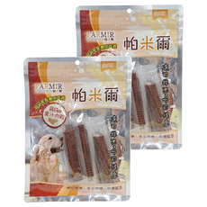 PARMIR 帕米爾 台灣公司貨 雞Bar蜜汁肉乾 寵物零食 7入, 雞肉, 2袋, 105g