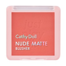 Cathy Doll 凱蒂娃娃 Nude Matte 柔霧腮紅, 11 珊瑚粉, 1個