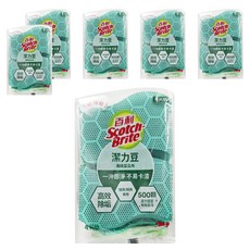 3M Scotch-Brite 百利 潔力豆海綿菜瓜布 爐具 鍋具專用, 4片, 6包