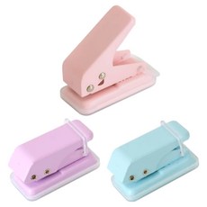 엘로템즈 마카롱 1공 펀칭기 3종 세트, 퍼플 + 핑크 + 블루, 1세트