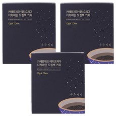 CAFFE MUSEO 衣索比亞低咖啡因濾掛式咖啡, 12g, 12入, 3個