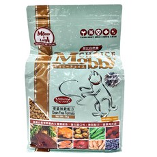 Mobby 莫比 全齡貓 愛貓乾飼料 腸道保健 無穀低敏配方, 鹿肉 + 鮭魚, 3kg, 1袋