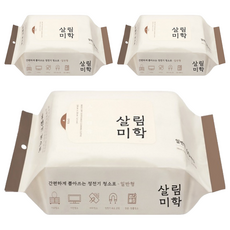 살림미학 일반형 정전기 청소포 60매, 3개