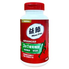 Move Free 益節 複能3合1葡萄糖胺錠, 1個, 150顆