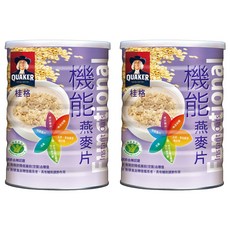 QUAKER 桂格 機能燕麥片, 2罐, 700g
