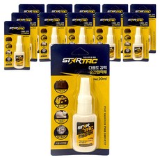 Cleanstar Brand Star Tack 多用途瞬間接著劑 20ml, 12個