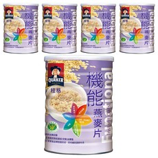 QUAKER 桂格 機能燕麥片, 5罐, 700g