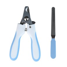 Kupets 寵物新手用指甲剪套組, 藍色, 1套