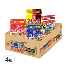 OTTOGI 不倒翁 4款泡麵組, 72包