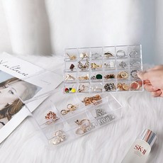 PEONIST 耳環戒指壓克力雙層收納盒