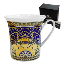 VERSACE 梅杜莎手柄馬克杯, 藍色, 1個