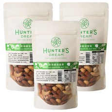 HUNTER'S DREAM 獵人谷之夢 低溫烘烤無調味綜合堅果, 3個, 100g