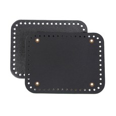 拼布女王 Sokobal 長方形人造皮革包底 17 x 13 cm, 1個, 黑色