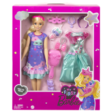 Barbie 芭比 My First Barbie 遊戲組, 1組, 綠色洋裝