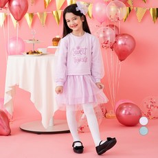 Lolly Tree 女童款泡泡紗袖公主紗裙