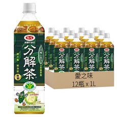 愛之味 健康油切分解茶, 1L, 12瓶