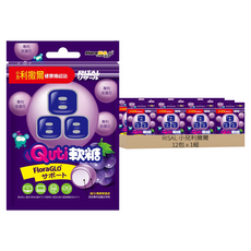 小兒利撒爾 Quti軟糖 晶明葉黃素 12包, 葡萄軟糖, 25g