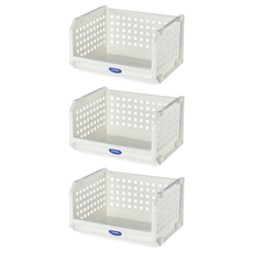 KEYWAY 聯府 開放式整理架 P5-0079 M(320 x 257 x 190mm), 白色, 3個