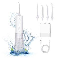 비타할로 파워클린 휴대용 무선 구강세정기, 화이트, F5030A