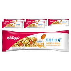 켈로그 프로틴바K 아몬드 앤 호박씨, 30g, 6개