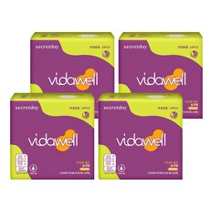 Vidawell [VEGAN LIFE] Secret Day Vidawell Inner Fit 尿失禁護墊 翅膀型 成人紙尿褲, FREE(單一尺寸), 4個, 14枚入