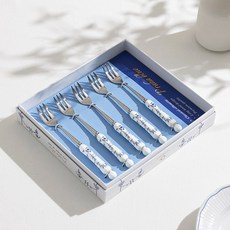 라리사 프라하블루 티포크, 5개, 티포크 5p + 박스