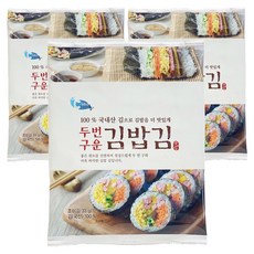 Yemat 兩次翻烤飯捲用海苔, 33g, 3包