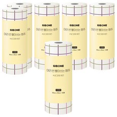 GIBONE 可重複水洗抹布 桑格利亞格紋, 35枚入, 6個
