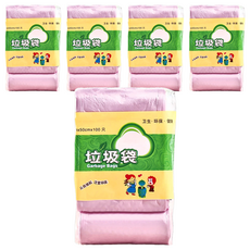 加厚垃圾袋 5捲 B098, 5袋