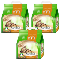 Cat's Best 崩解細粒木屑砂 橘標, 4.3kg, 3包