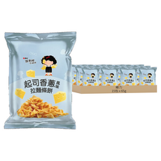 維力 張君雅 拉麵條餅 起司香蔥風味, 65g, 15包