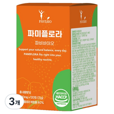 파비바이오 파미플로라 72g, 3개, 120정