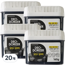 Herb Story 活性碳凝膠冰箱除臭劑 正品, 160g, 20個