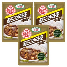 OTTOGI 不倒翁 黃金韓式燴飯醬調理包, 1kg, 3個