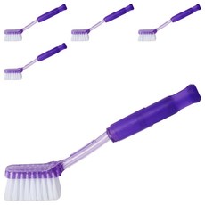 SamJeong CleanMaster PET方形運動鞋清潔刷, 5個, 單一顏色