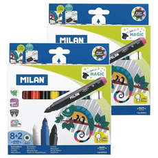 MILAN 魔法變色彩色筆, 粗筆桿 多色, 2盒