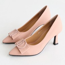 常客姐姐 女款蝴蝶結裝飾尖頭高跟鞋 7公分